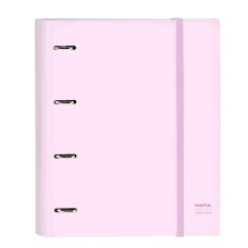 Carpeta de anillas Safta Rosa Rosa (27 x 32 x 3.5 cm)