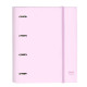 Ring binder Safta Rosa Pink (27 x 32 x 3.5 cm)