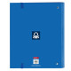Carpeta de anillas Benetton Deep water Azul (27 x 32 x 3.5 cm)
