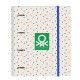 Ring binder Benetton Topitos (27 x 32 x 3.5 cm)