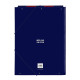 Carpeta F.C. Barcelona Rojo Azul marino A4