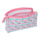 Triple Carry-all Moos Flores Multicolour 22 x 12 x 3 cm