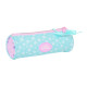 Estuche Escolar Frozen Cool days Violeta Azul cielo 20 x 7 x 7 cm