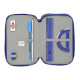 Triple Pencil Case F.C. Barcelona 24/25 Maroon Navy Blue 12,5 x 19,5 x 5,5 cm 36 Pieces