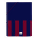 Carpeta Clasificadora F.C. Barcelona 24/25 Granate Azul marino A4 26 x 33.5 x 4 cm