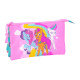 Triple Carry-all My Little Pony Magic Pink Turquoise 22 x 12 x 3 cm