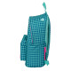 Mochila para Portátil Nait Nait Pata de gallo verde Verde 31 x 41 x 16 cm