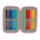 School Case with Accessories Glow Lab Swing Multicolour 12,5 x 19,5 x 5,5 cm 37 Pieces