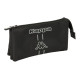 Triple Carry-all Kappa Dark Black 22 x 12 x 3 cm