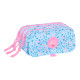 Triple Carry-all Vicky Martín Berrocal Paraíso Pink Light Blue 21,5 x 10 x 8 cm