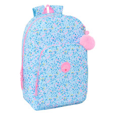 School Bag Vicky Martín Berrocal Paraíso Blue Pink 30 x 46 x 14 cm