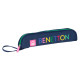 Portaflautas Benetton Damero Azul marino 37 x 8 x 2 cm