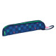 Portaflautas Benetton Damero Azul marino 37 x 8 x 2 cm