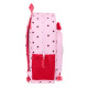 School Bag Minnie Mouse Naive Pink 33 x 42 x 14 cm