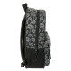 School Bag One Piece Pirates Black 30 x 46 x 14 cm