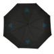 Paraguas Plegable BlackFit8 California Azul Negro Ø 98 cm