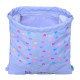 Bolsa Mochila con Cuerdas Benetton Lila Lila 35 x 40 x 1 cm