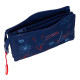Portatodo Doble Spider-Man Neon Azul marino 22 x 12 x 3 cm