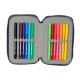 School Case with Accessories El Niño Kook Navy Blue 12,5 x 19,5 x 4 cm 29 Pieces