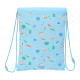 Bolsa Mochila con Cuerdas Safta Coches Azul 26 x 34 x 1 cm