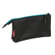 Portatodo Triple Kelme Iron Negro 22 x 12 x 3 cm