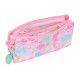 Portatodo Triple Barbie Painterly Rosa Azul cielo 22 x 12 x 3 cm