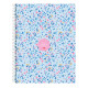 Libreta Vicky Martín Berrocal Paraíso Azul Rosa A4 120 Hojas