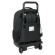 Mochila Escolar con Ruedas Munich Topo Negro 33 x 45 x 22 cm