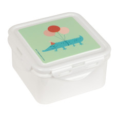 Fiambrera Safta Fiesta Verde 13 x 7.5 x 13 cm