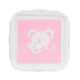 Lunch box Safta Koala Pink 13 x 7.5 x 13 cm