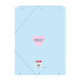Ring binder Snoopy Love Blue A4 26 x 33.5 x 2.5 cm