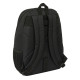 School Bag Kappa Dark Black 32 x 44 x 16 cm