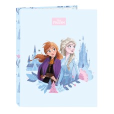 Carpeta de anillas Frozen Ice magic Azul A4 26.5 x 33 x 4 cm