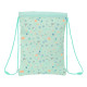 Backpack with Strings Safta Fiesta Green 26 x 34 x 1 cm