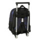 School Rucksack with Wheels Spider-Man Attack Black 27 x 33 x 10 cm