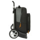 School Rucksack with Wheels BlackFit8 Old school Black Grey 32 x 42 x 15 cm