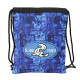 Bolsa Mochila con Cuerdas El Niño Roller Azul Negro 35 x 40 x 1 cm