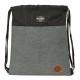 Bolsa Mochila con Cuerdas BlackFit8 Old school Negro Gris 35 x 40 x 1 cm