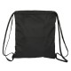 Bolsa Mochila con Cuerdas Kelme Iron Negro 35 x 40 x 1 cm