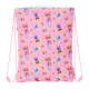 Backpack with Strings SuperKitties Pink Turquoise 26 x 34 x 1 cm