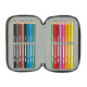 Triple Pencil Case Minecraft Tnt Multicolour 12,5 x 19,5 x 5,5 cm 37 Pieces