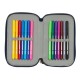 Plumier Triple Sonic City Azul 12,5 x 19,5 x 5,5 cm 37 Piezas