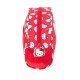 Neceser de Viaje Hello Kitty Iconic Blanco Rojo 26 x 16 x 9 cm