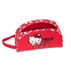 Neceser de Viaje Hello Kitty Iconic Blanco Rojo 26 x 16 x 9 cm