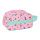 Travel Vanity Case SuperKitties Pink Turquoise 26 x 15 x 12 cm