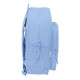 School Bag Smiley Joyful Blue Multicolour 32 x 38 x 12 cm