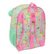School Bag Disney Princess Bloom Pink Aquamarine 26 x 34 x 11 cm