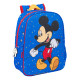 School Bag Mickey Mouse Clubhouse Good day Blue 26 x 34 x 11 cm