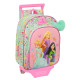 Mochila Escolar con Ruedas Disney Princess Bloom Verde Rosa 26 x 11 x 67 cm 26 x 34 x 11 cm