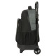 School Rucksack with Wheels BlackFit8 Old school Black Grey 33 x 45 x 22 cm